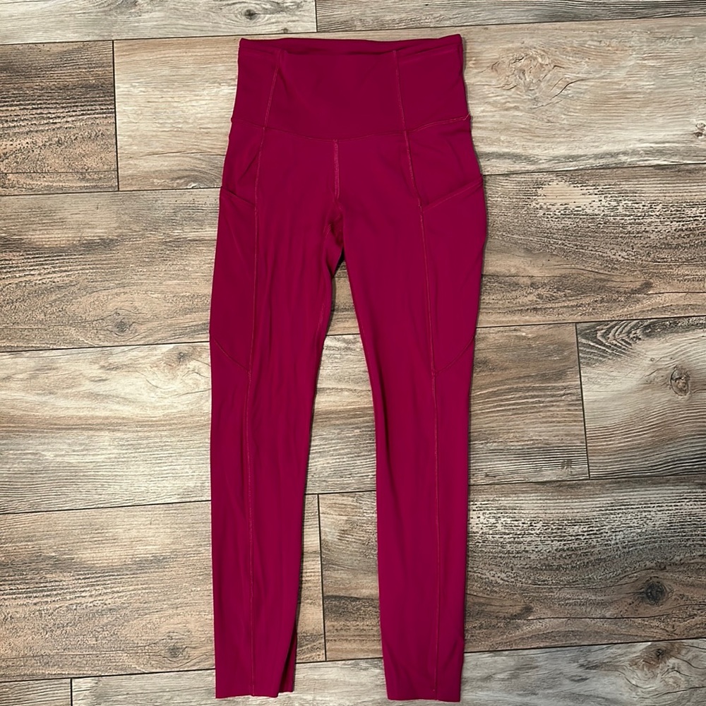Lululemon Fast and Free 23” Ripened Raspberry